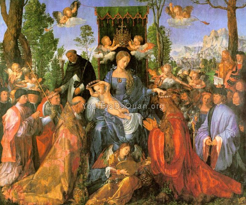 Feast of the Rose Garlands - 阿尔弗雷德·丢勒